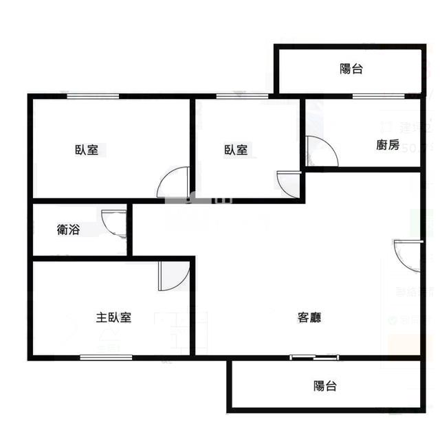 【奔馳】萬能科大旁公寓房屋室內格局與周邊環境