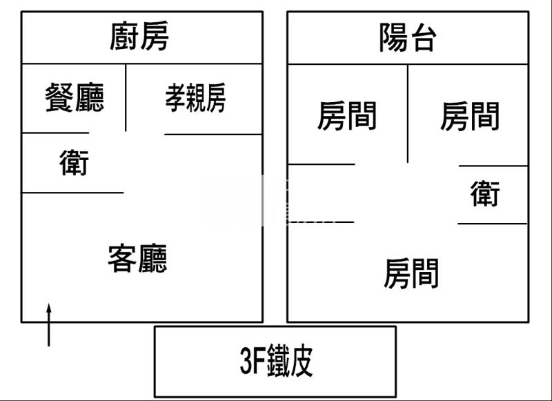 文化路尾金興車庫透天房屋室內格局與周邊環境