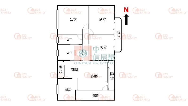 文心崇德大三房大B1平車獨立權狀房屋室內格局與周邊環境