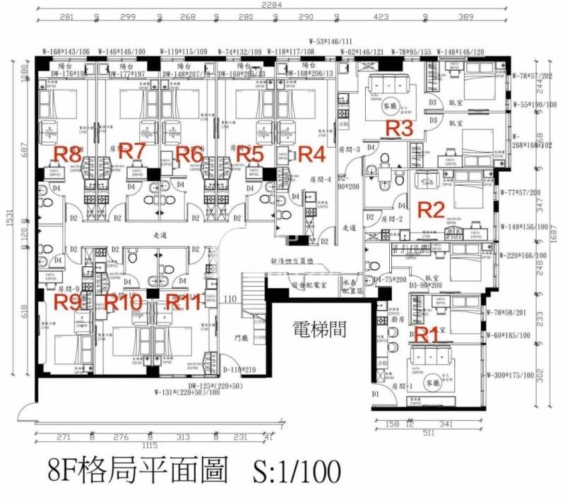 桃園後站.桃鶯商圈18間收租套房房屋室內格局與周邊環境