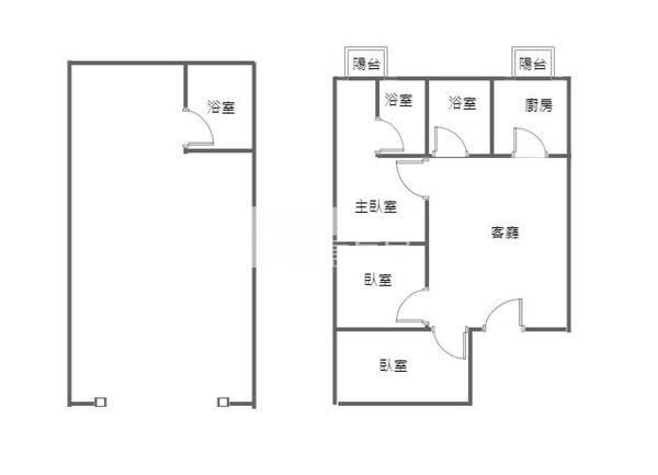 【安家】A22捷運旁1+2樓全新整理金店住房屋室內格局與周邊環境