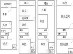 後站電梯大住店房屋室內格局與周邊環境