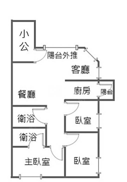 水湳免千萬三房房屋室內格局與周邊環境