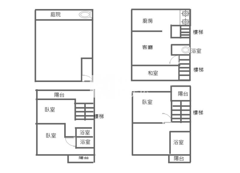 【神馬】大園市區透天店面房屋室內格局與周邊環境