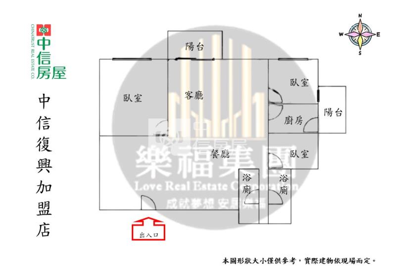 (文新百利)北屯捷運機能美宅3房+車位房屋室內格局與周邊環境