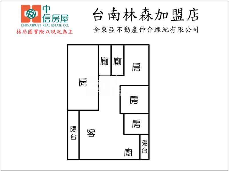 南科首選新市大坪數四房平車房屋室內格局與周邊環境