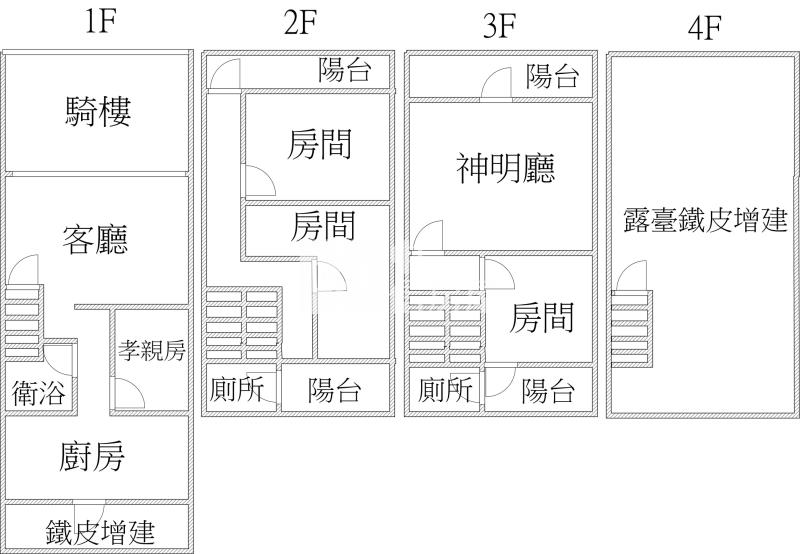 頭份建國國中旁透天房屋室內格局與周邊環境