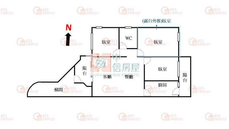 東平國小高樓層三房房屋室內格局與周邊環境