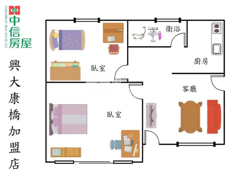 北屯國小親親戲院旁邊間大面寬一樓美寓房屋室內格局與周邊環境