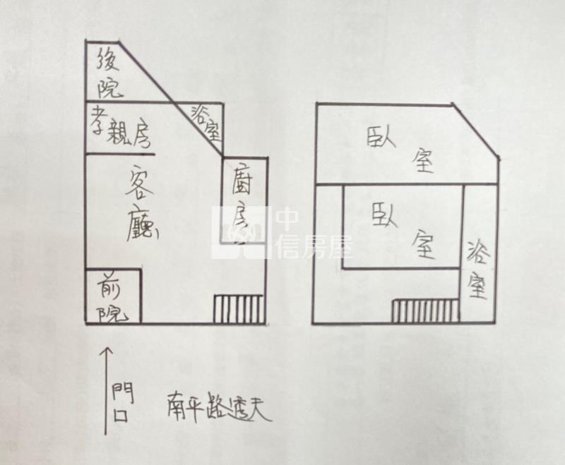 南平路整新透天房屋室內格局與周邊環境