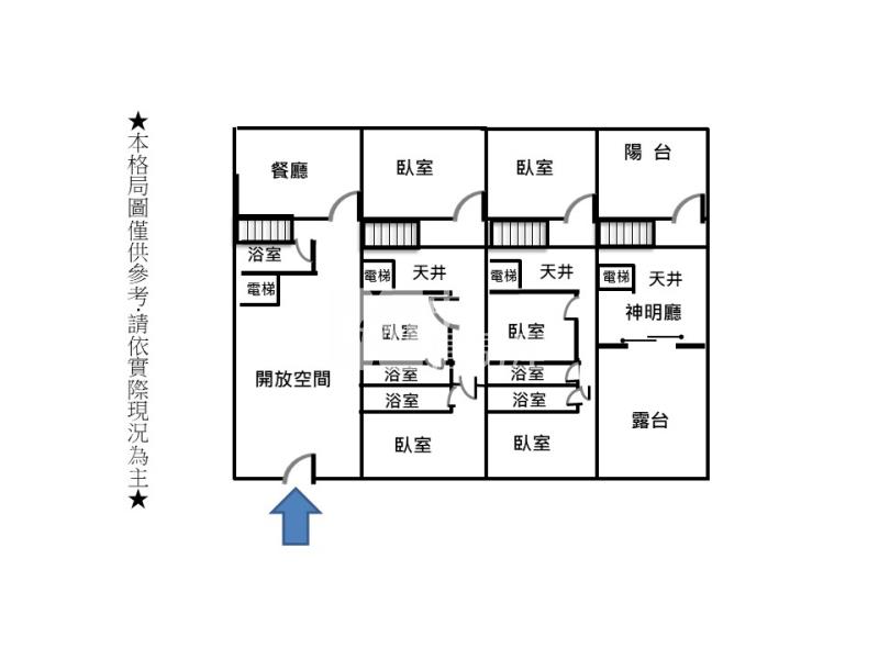 A23站龍岡電梯透天房屋室內格局與周邊環境