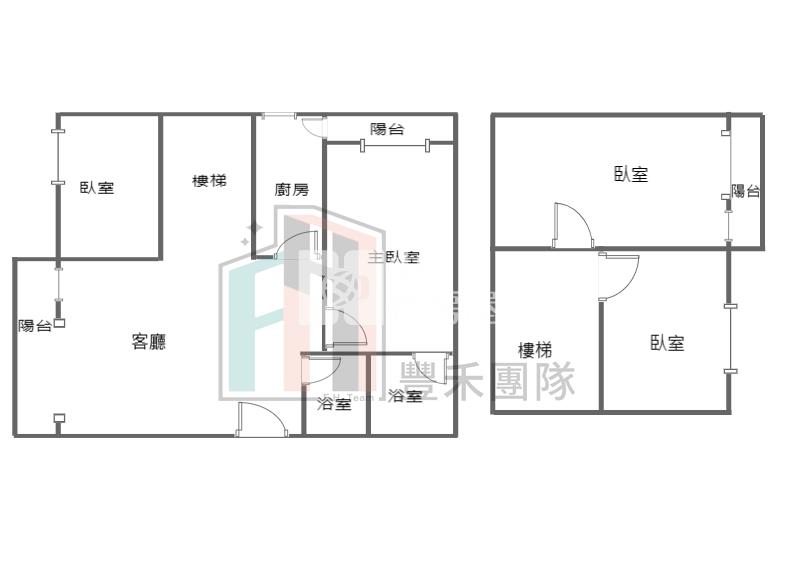 【豐禾】近中壢好市多大四房電梯房屋室內格局與周邊環境
