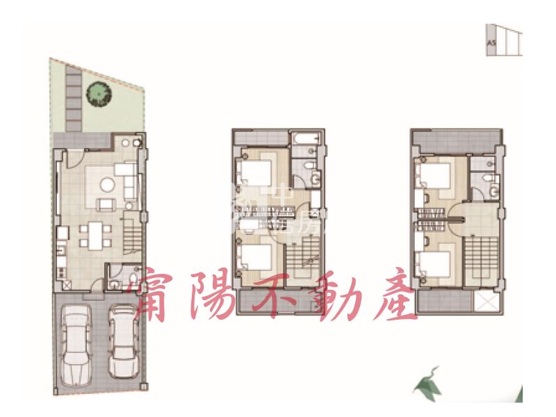 九如全新超值雙車墅二房屋室內格局與周邊環境