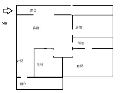 屏中健身便宜美寓房屋室內格局與周邊環境