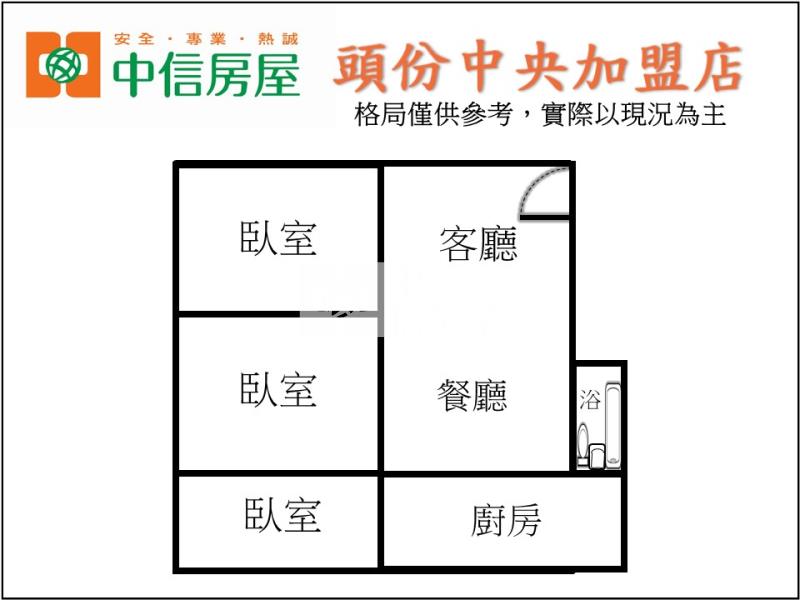 頭份市區美寓房屋室內格局與周邊環境