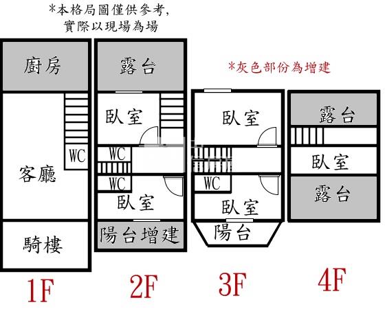海佃大地坪店住房屋室內格局與周邊環境
