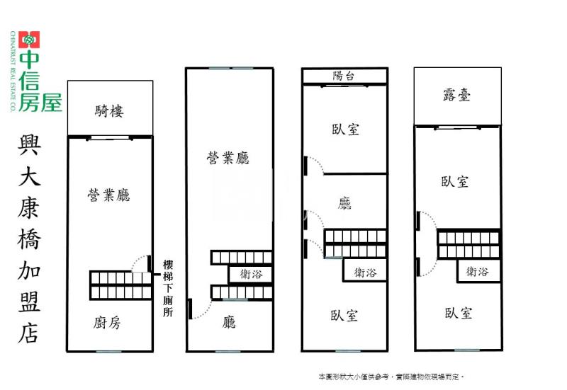 東榮商圈光榮國中旁臨路黃金透店房屋室內格局與周邊環境