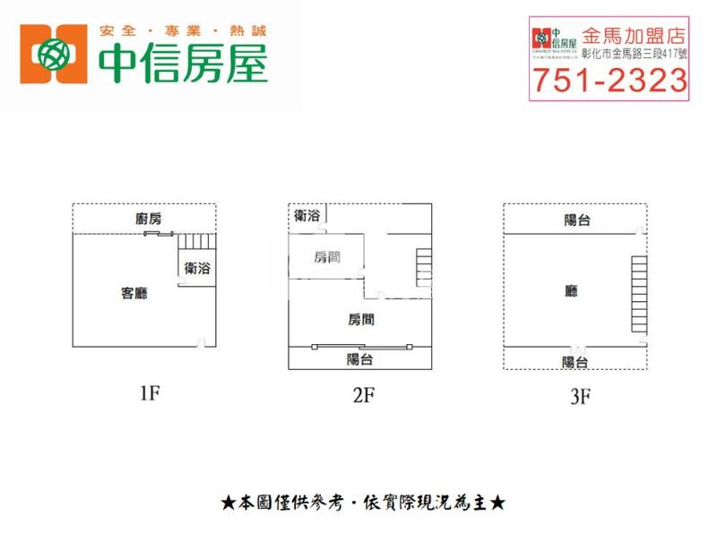 泰和邊間美透天房屋室內格局與周邊環境