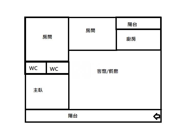 【安家】苗栗後龍市中心電梯大3房(2)房屋室內格局與周邊環境