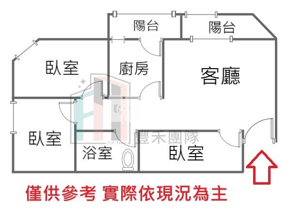 【豐禾】大有商圈全球鳳凰城2+1房車房屋室內格局與周邊環境