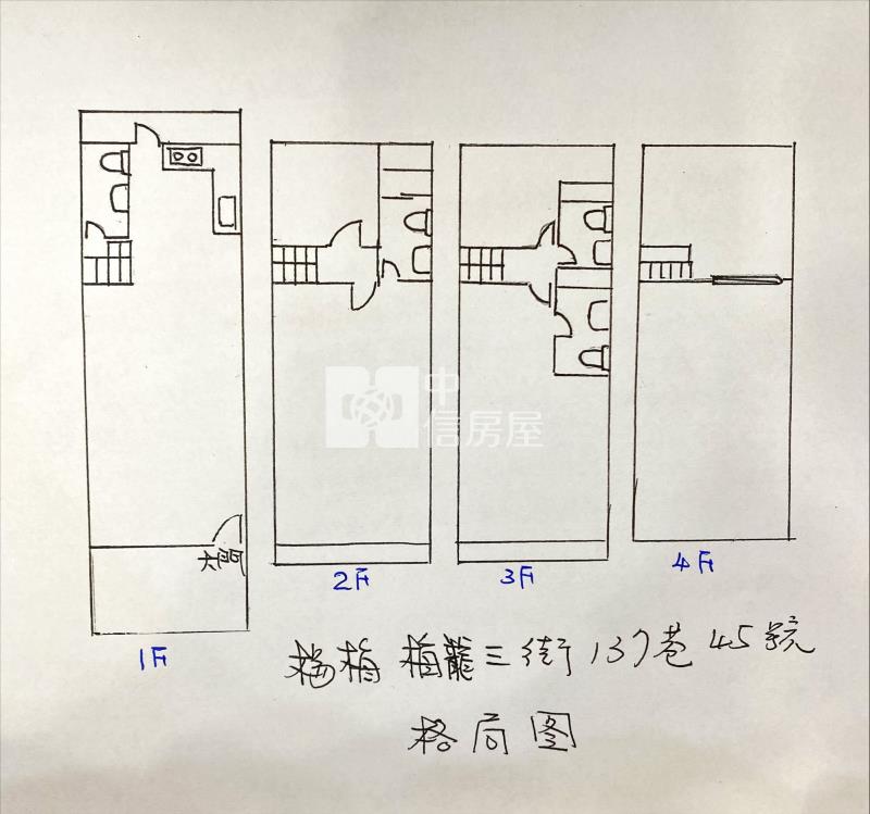 龍科旁全新大面寬別墅前院停車房屋室內格局與周邊環境