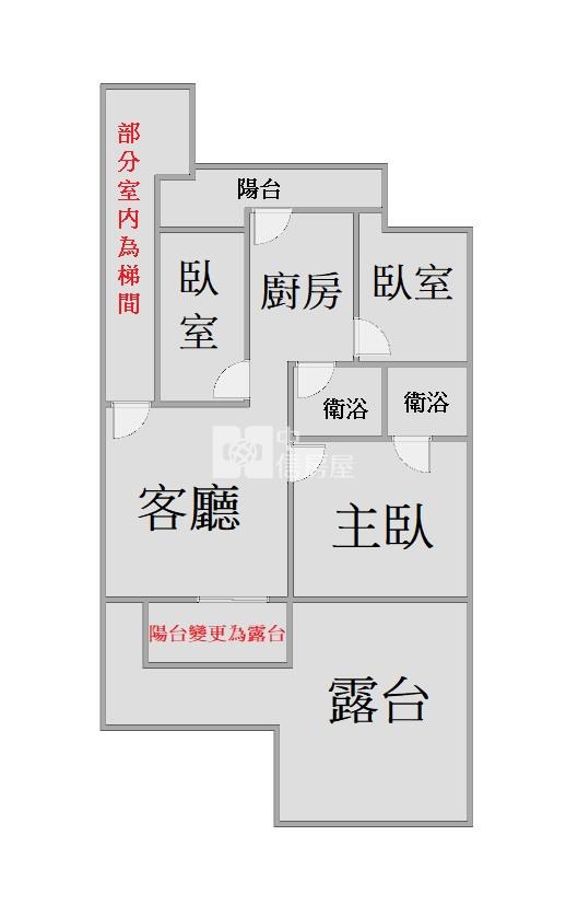 凡爾賽三房平車房屋室內格局與周邊環境