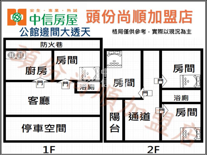 公館邊間大透天房屋室內格局與周邊環境
