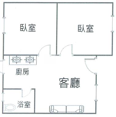 北回國小旁平房房屋室內格局與周邊環境