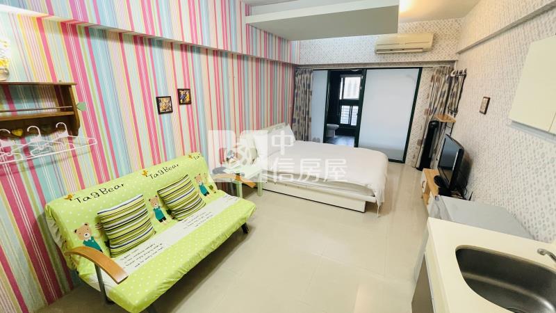 市中心點點條紋風山景湯屋房屋室內格局與周邊環境