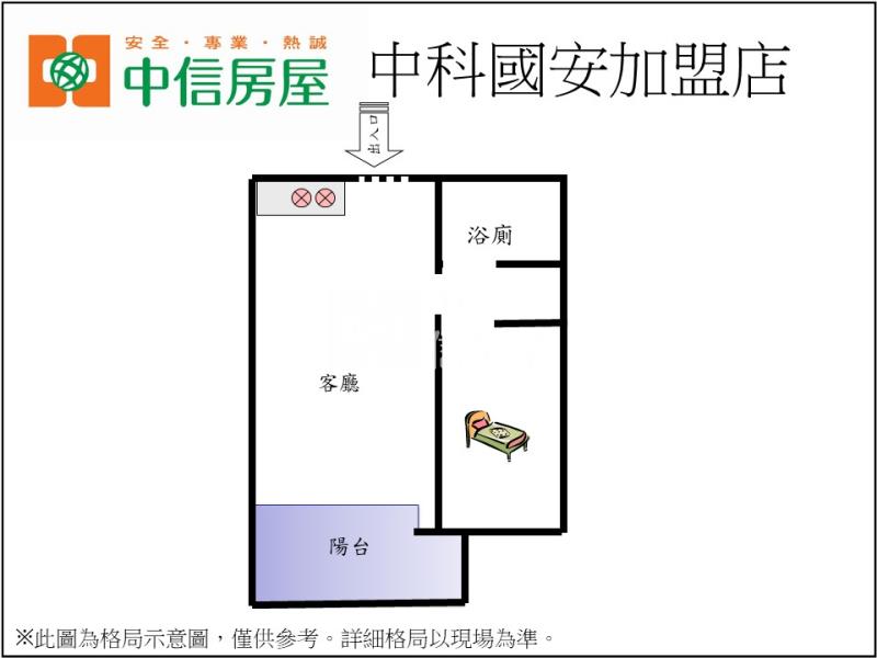 中科宅太子W視野戶房屋室內格局與周邊環境