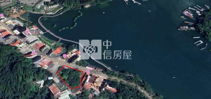 日月潭稀有湖景建地房屋室內格局與周邊環境