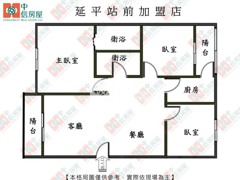 博士郡美3房房屋室內格局與周邊環境