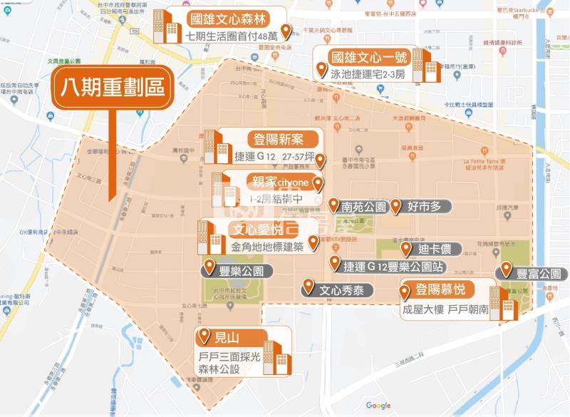 文心愛悅好市多兩房休旅車位捷運宅房屋室內格局與周邊環境