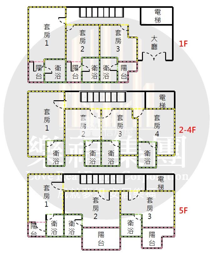 一中商圈|精武車站|全新19間電梯套房房屋室內格局與周邊環境