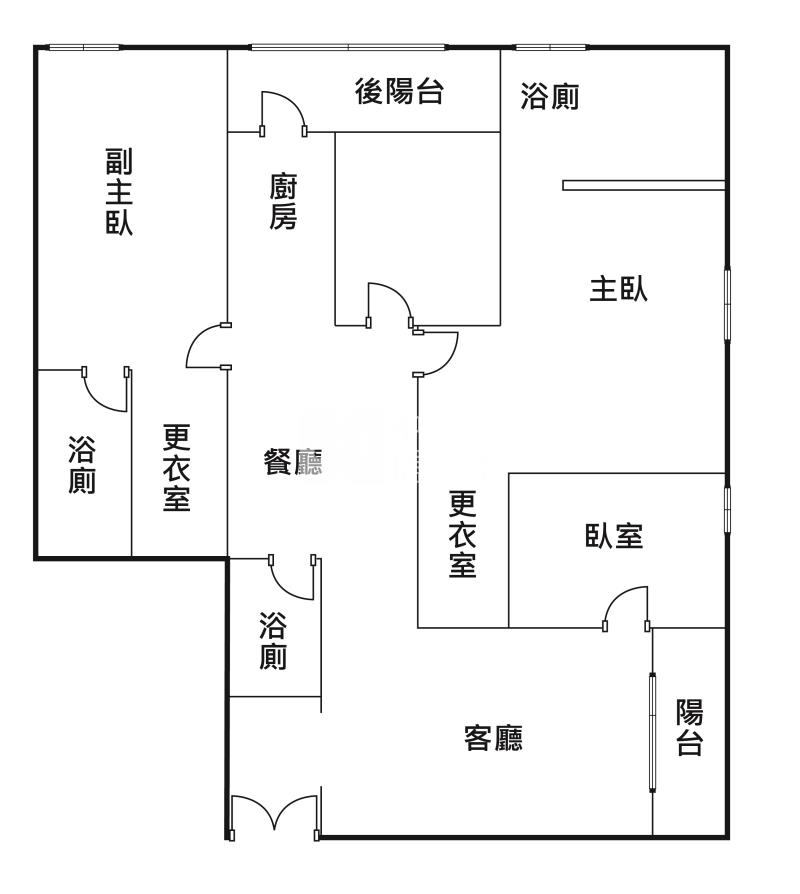 帝王視野四房雙平車房屋室內格局與周邊環境