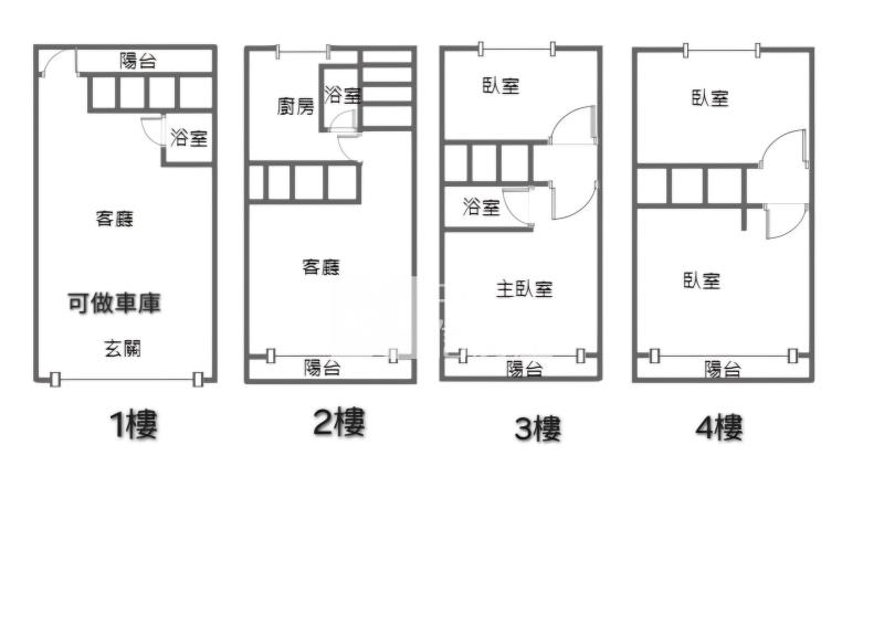 【奔馳】大皇冠社區透店4房房屋室內格局與周邊環境