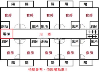 觀音工業區電梯10間套房(一)房屋室內格局與周邊環境