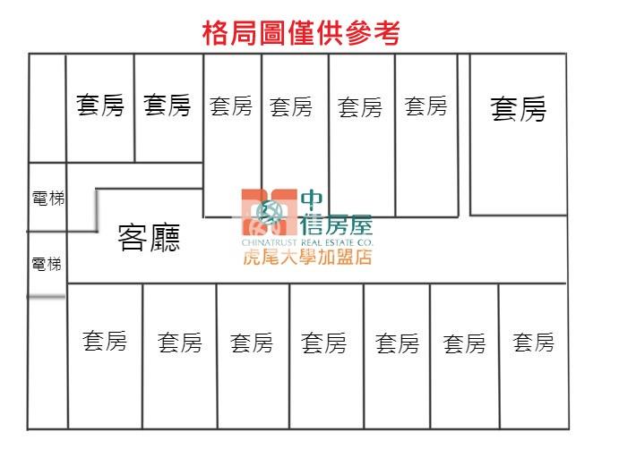 虎尾圓環15套房大樓房屋室內格局與周邊環境