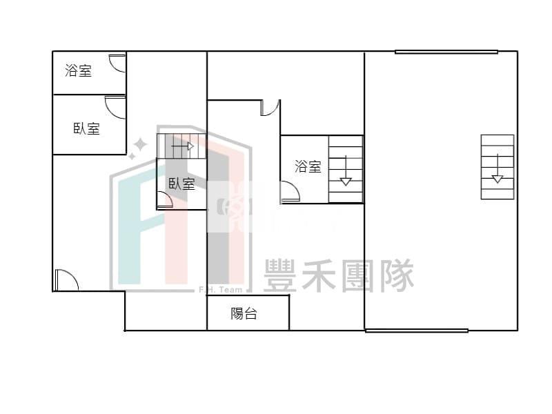 【豐禾】平鎮家樂福旁活巷透天(需整理)房屋室內格局與周邊環境