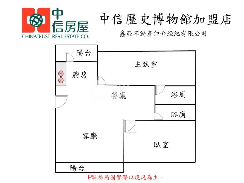 新化區近南科優質管理華廈2房+平車房屋室內格局與周邊環境