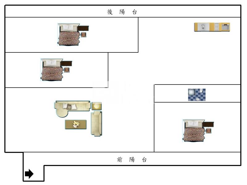 桃園近永安路3樓美寓房屋室內格局與周邊環境