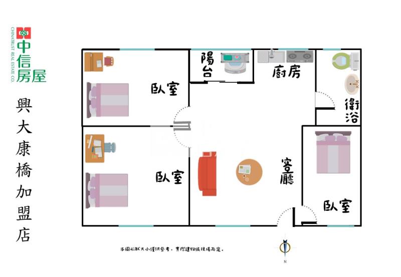 東區最便宜地段最精華直接入住三房平車房屋室內格局與周邊環境