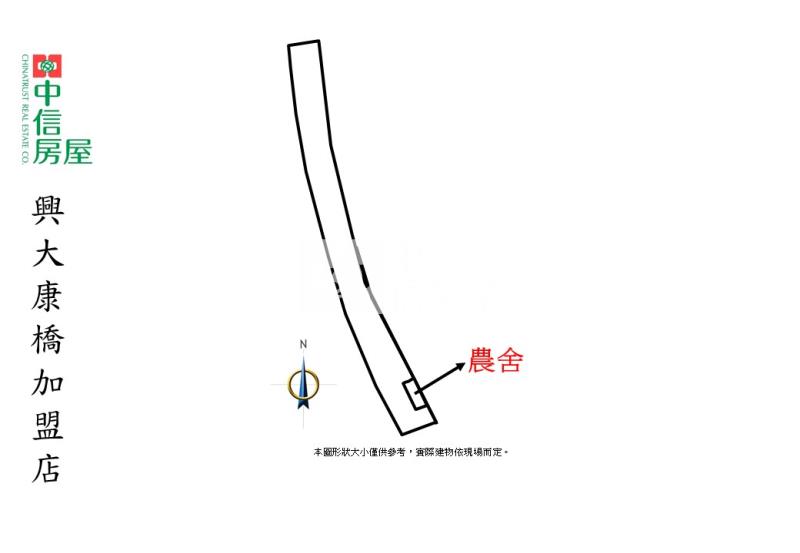近中台禪寺附農舍大地坪農地房屋室內格局與周邊環境