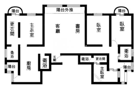 【奔馳】曼哈頓景觀大四房房屋室內格局與周邊環境