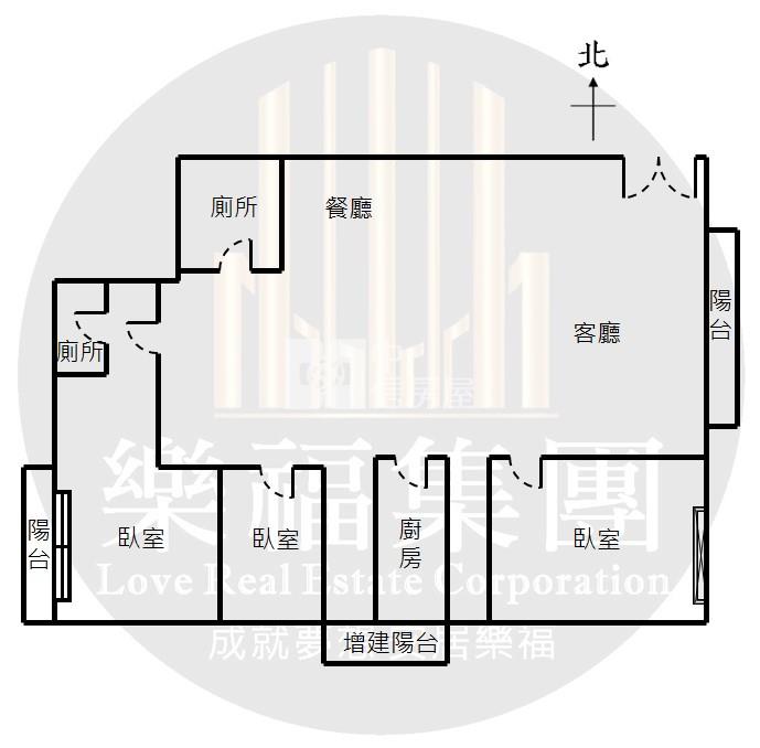 向上市場|零公設三房二樓公寓房屋室內格局與周邊環境