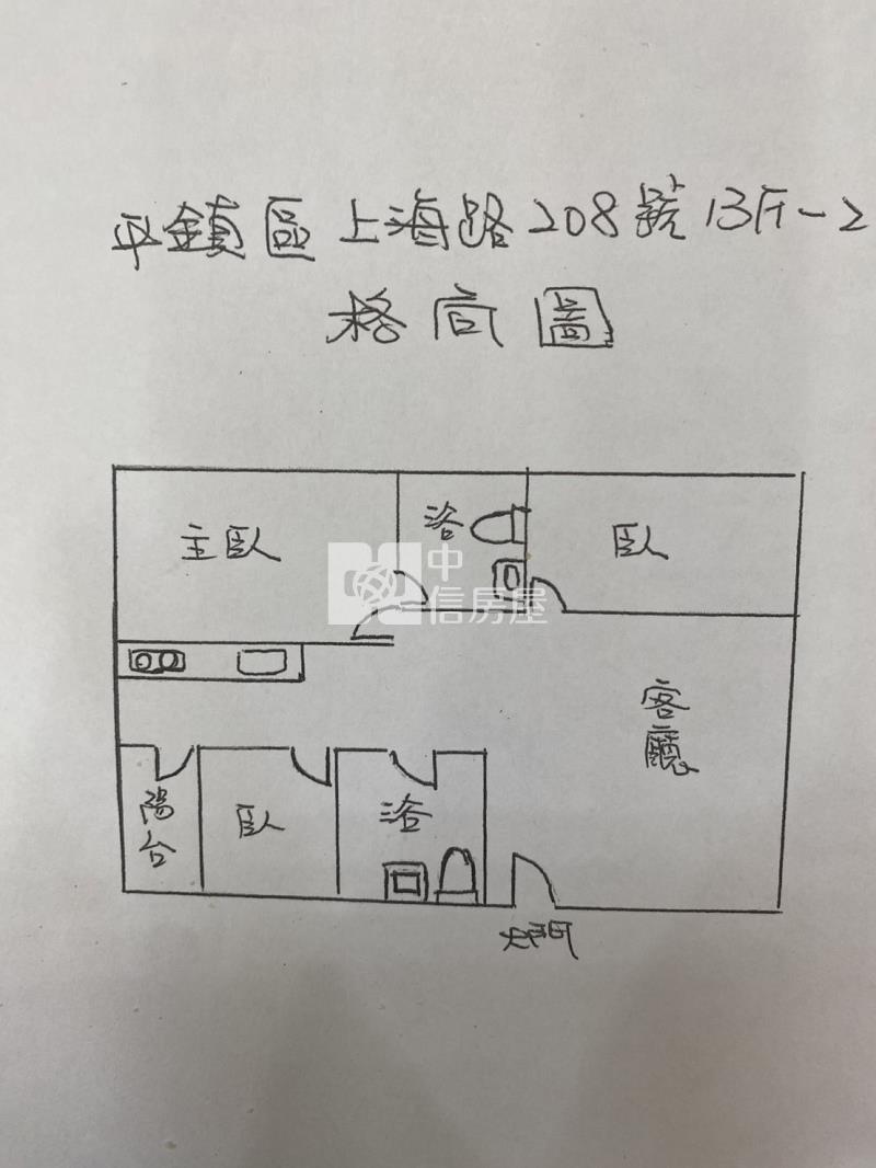 東方之星二期三房房屋室內格局與周邊環境