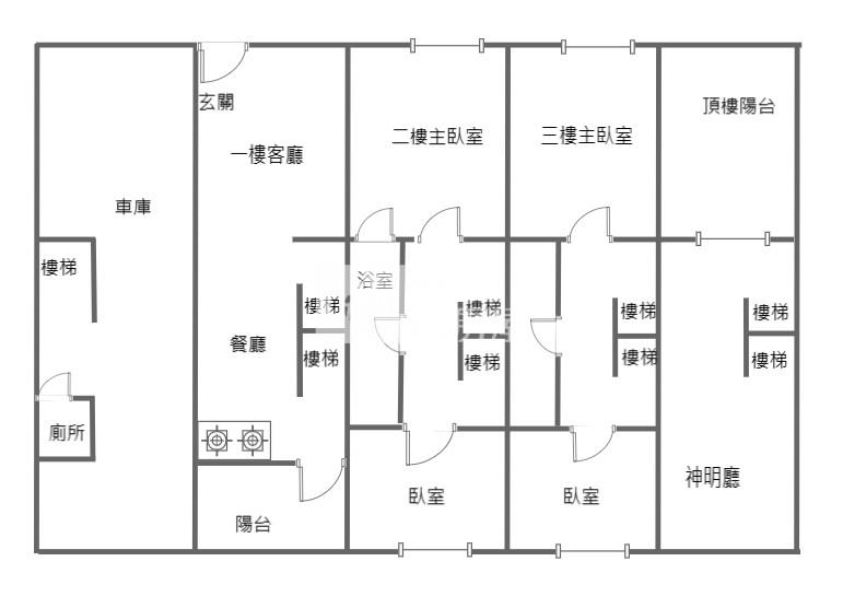 觀音美別墅房屋室內格局與周邊環境