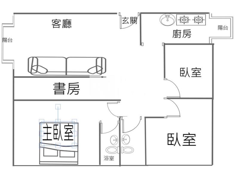 埔心火車站3+1房雙車位房屋室內格局與周邊環境