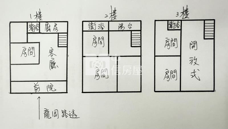 龍岡國小旁透天房屋室內格局與周邊環境