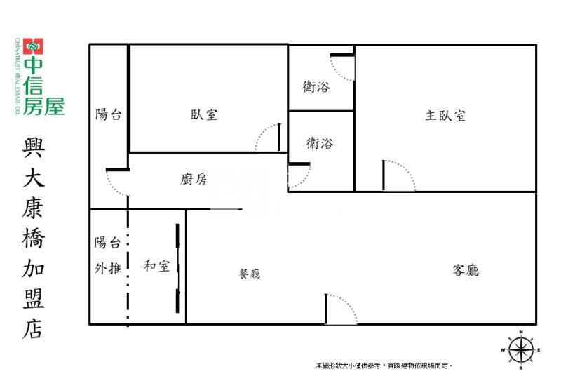 豐富公園旁綠意河畔無限視野悠閒生活大三房房屋室內格局與周邊環境